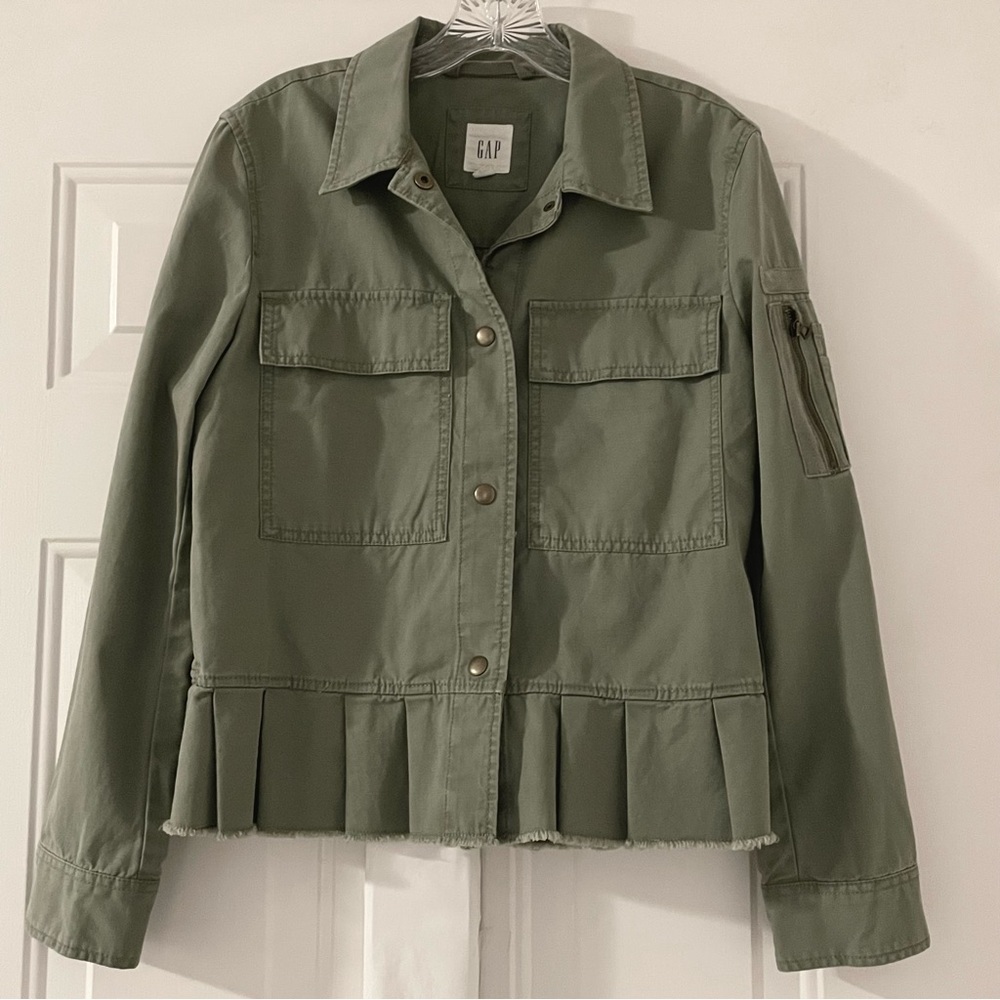 GAP Green Cotton Jacket NWOT
